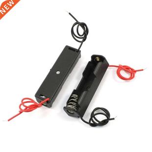 2Pcs Single Side 1 x 1.5V AAA Battery Case Holder Case Black