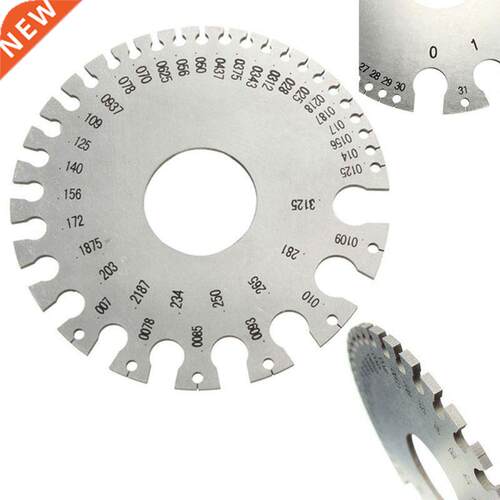 Stainless Steel 0-6 Round AWG SWG Wire Gauge Thickness Meas