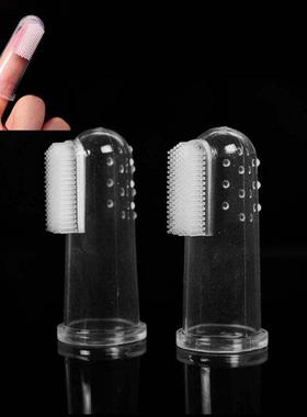 Super Soft Pet Finger Toothbrush Teddy Dog Brush Addition Ba