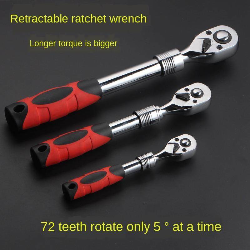 Ratchet Socket Wrench Tool Fast Hex Casing Auto Repair Large