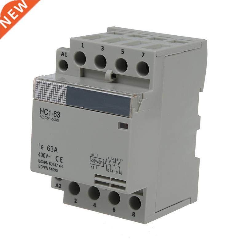 35 mm DIN Support via AC400V 63A 4-pin Modular Household AC