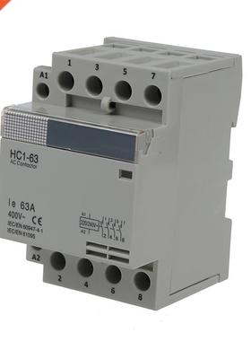 35 mm DIN Support via AC400V 63A 4-pin Modular Household AC
