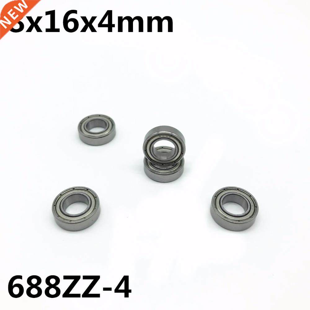 10Pcs 688ZZ-4 8x16x4 mm Deep groove ball bearing Miniature b