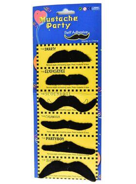 6pcs/lot Funny Costume Fake Mustache Moustache Funny Fake Be