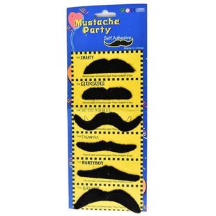 6pcs/lot Funny Costume Fake Mustache Moustache Funny Fake Be