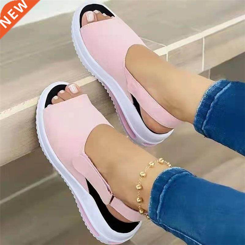 2021 New Women Sandals Soft Stitching Ladies Sandals Comfort