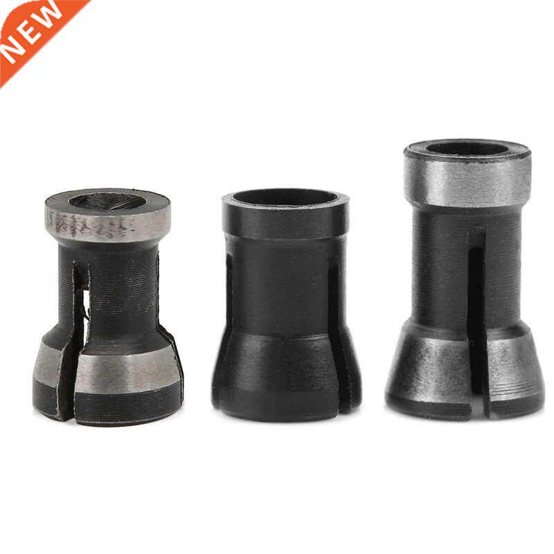 3PCS 6 / 6.35 / 8mm Chuck Adapter Woodworking Milling Trimmi
