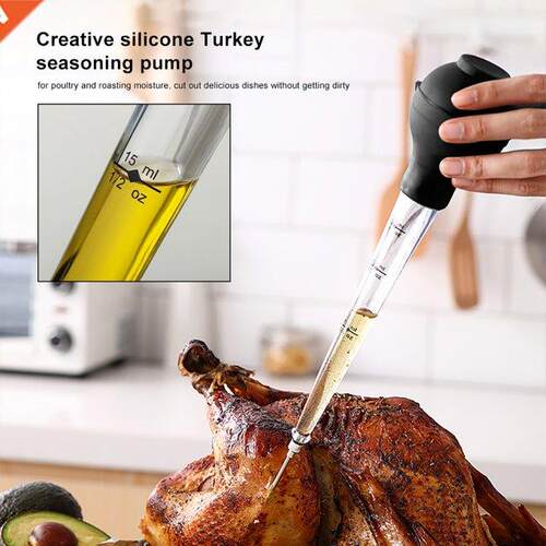 Turkey Baster Oil Dropper Cooking Turkey Chicken Oil Dropper