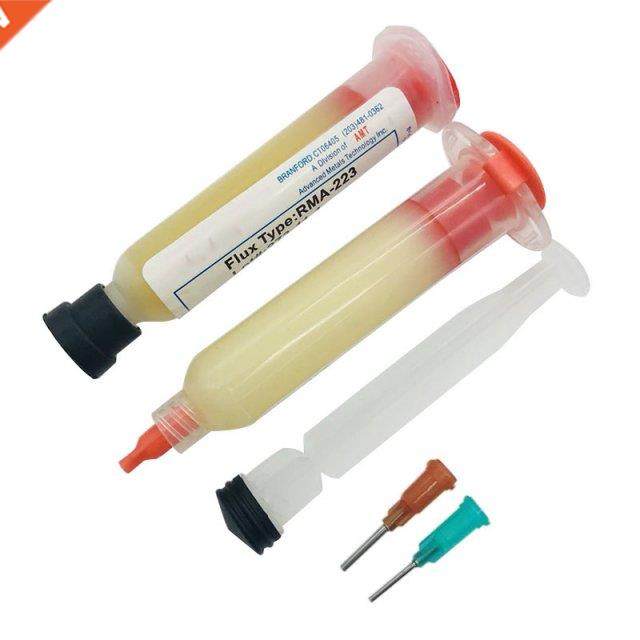 2pcs/lot Needle Shaped 10cc RMA-22 PCB PGA BGA SMD + NC-559