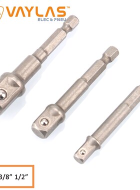3Pcs 1/2'' 3/8'' 1/4'' Extension Bar Rod Accessories Nut Dr