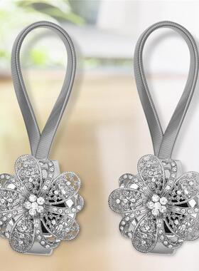 2 PCS Magnetic Crystal Curtain curtain tiebacks Tie Backs Bu