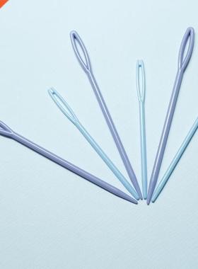 6PCS 7/9 Cross Stitch Knit Needles Plastic Safe Suture Nee