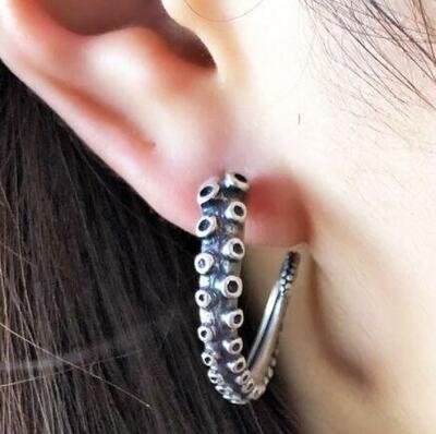 Regalrock Gothic Octopus Tentacles Stud Punk Tails Boho Cut