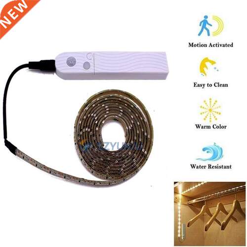 1m 2m 3m Wireless PIR Motion Sensor LED Bed Closet Night lig