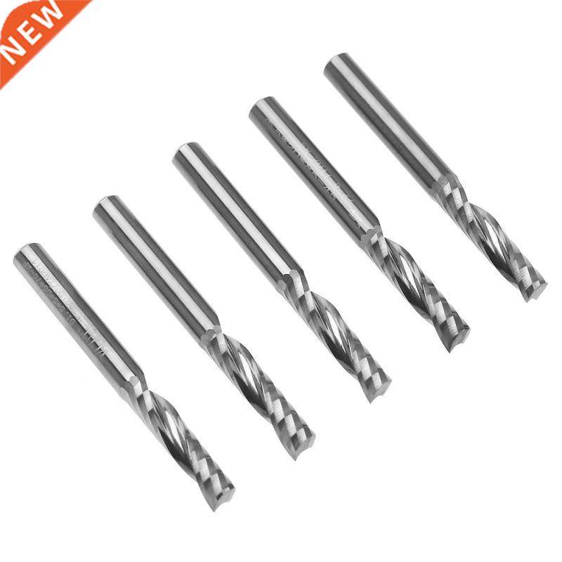 5pcs 5mm Shank Tungsten Steel End Mill CNC Engraving Tools S