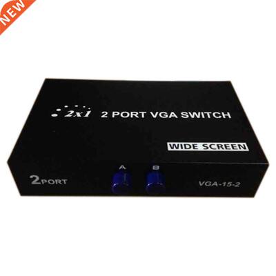 10MHz 1 to 2 Monitor Switch VGA Video Splitter Converter Ad
