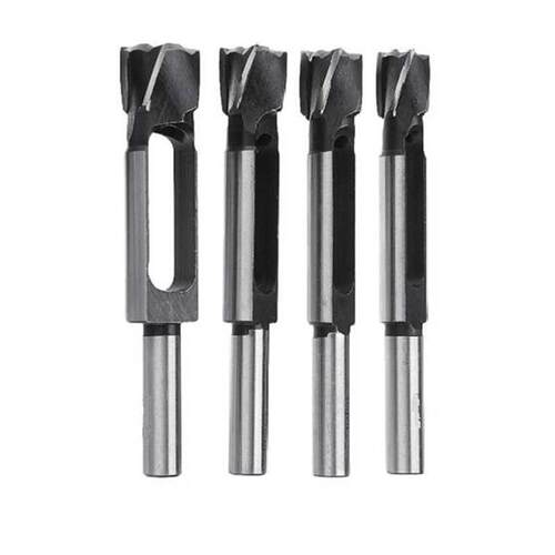 4 Pcs/Set Tenon Dowel Plug Cutter Maker Tapered Snug Plug Cu