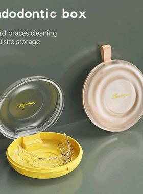 Denture Bath Box Dental False Teeth Storage Box With Brush P