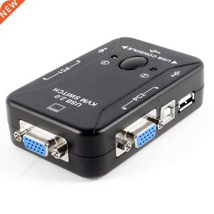 Connector Manual Adapter Box KVM Switch for USB Ports
