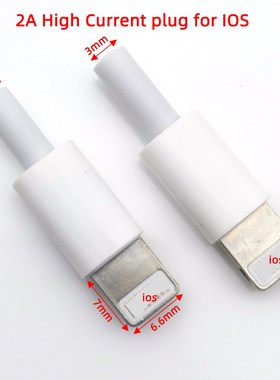 10sets Wire bonding type IOS USB male plug For iphone with