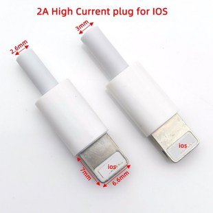 10sets Wire bonding type IOS USB male plug For iphone with