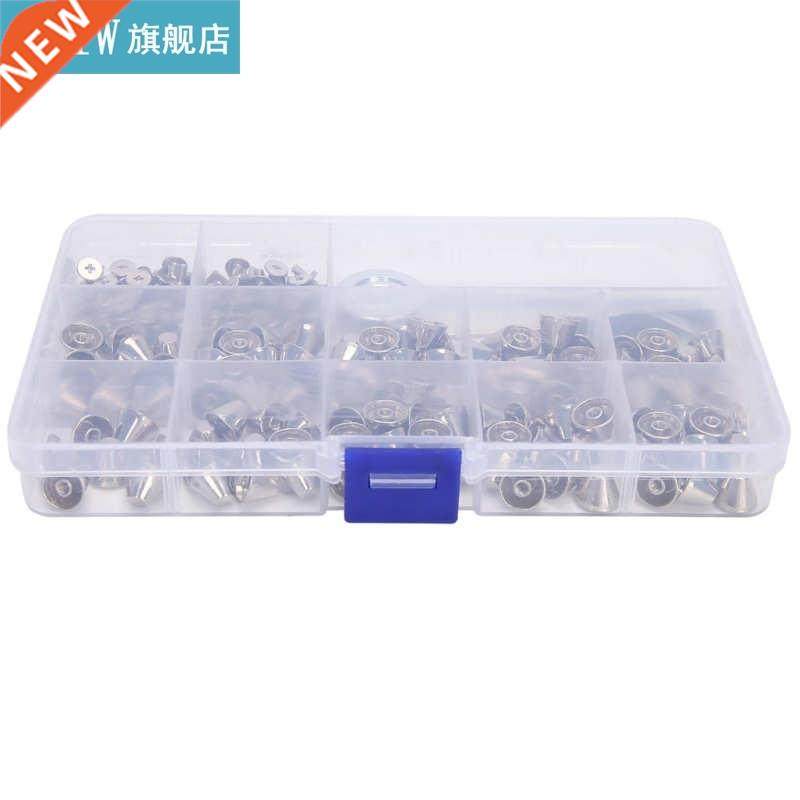 Leather Rivets Craft Rivet Kit Punk Rivets for DIY Crafts Kn