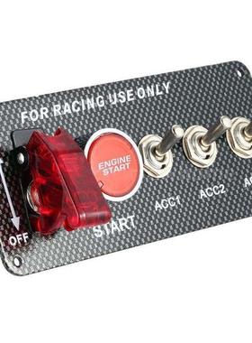 12V Car gnton Swtch Engne Start Push Button 3 Toggle Ra
