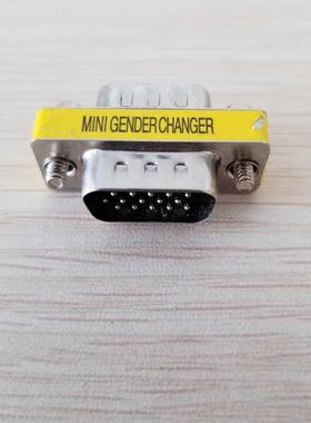 5PCS 15Pin VGA Adapter Connector Plug Male to Male for Compu