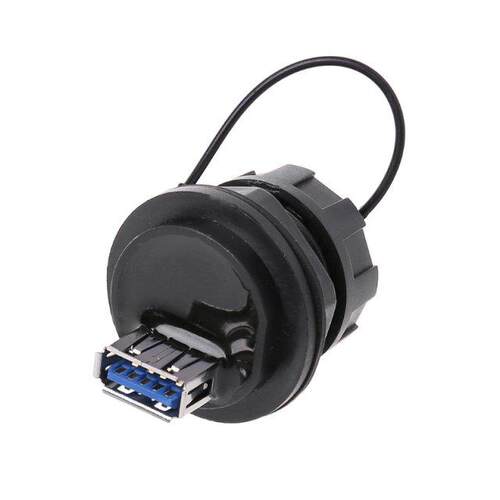 2021 New USB Female Socket Plug Panel Mount Adapter Waterpro