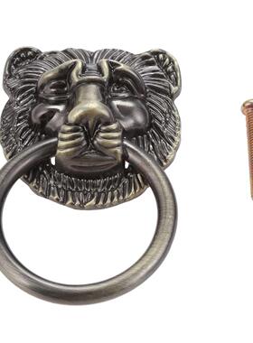 Lion Hed ntique Hndle Door Knocker ccessories Cbinet Cu