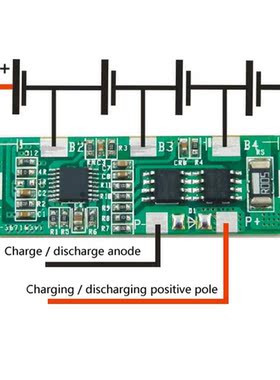 A/5A 48*15*MM PCB BMS Protection Board for 4 Packs 18650 L