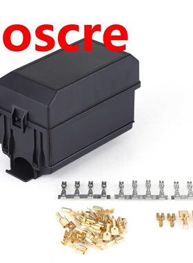 Fuse Relay Holder 6-Way Fuse Relay Holder Box Socket for Aut