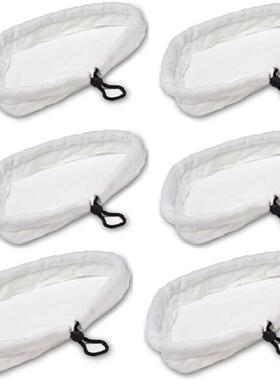 2/4/6PCS Mop Replacement Pads Steam Mop Triangle Pads Househ