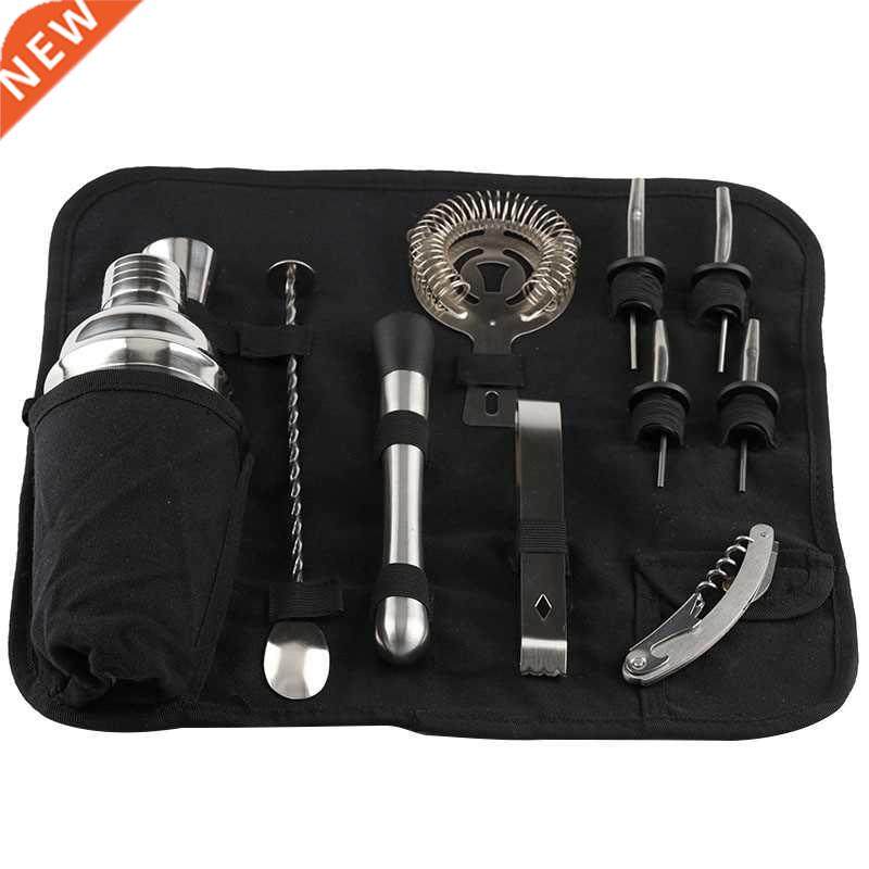 12Pcs Stainless Steel Cocktail Shaker Bar Set Bartender Kit