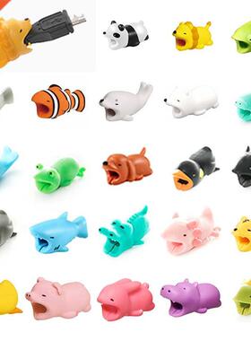 Cable Protector Animal Cute Cartoon Bites Winder Organizer F