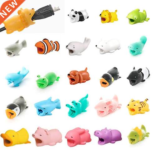 Cable Protector Animal Cute Cartoon Bites Winder Organizer F