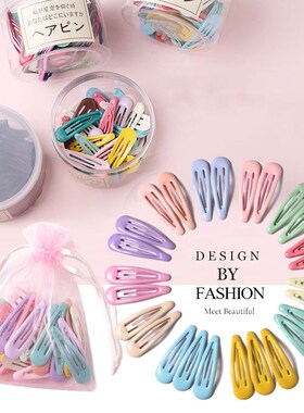 10/20/30/40 New Women Girls Cute Colorful Waterdrop Shape Ha