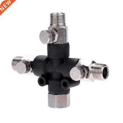 3-Way Airbrush Air Hose Splitter Manifold Airbrush Accessori