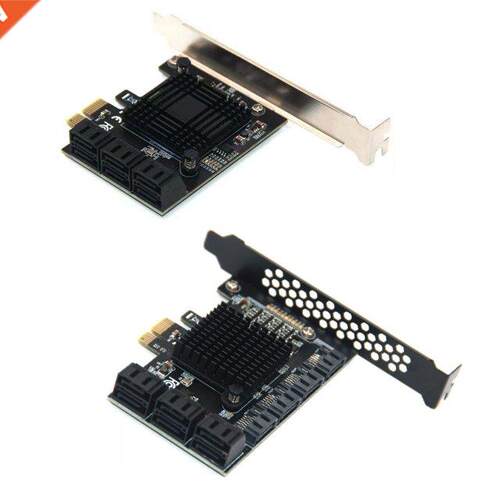 6/10 Port SATA PCIE 6Gbs Internal apter Converter SATA 3.0
