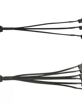 27c Coputer Cooler Cooling Fan Splitter 6 PIN to 3x4PIN/6x