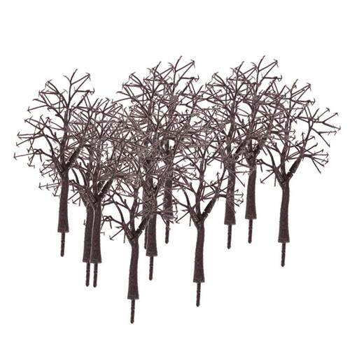 10x Bare Trunk ree Branch Model 1:75, ree Branches for Train