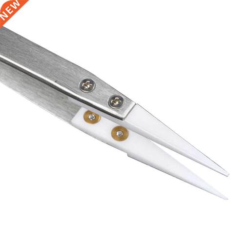 Ceramic Tweezers Non Conductive Ceramic Pointed Tip Anti-a