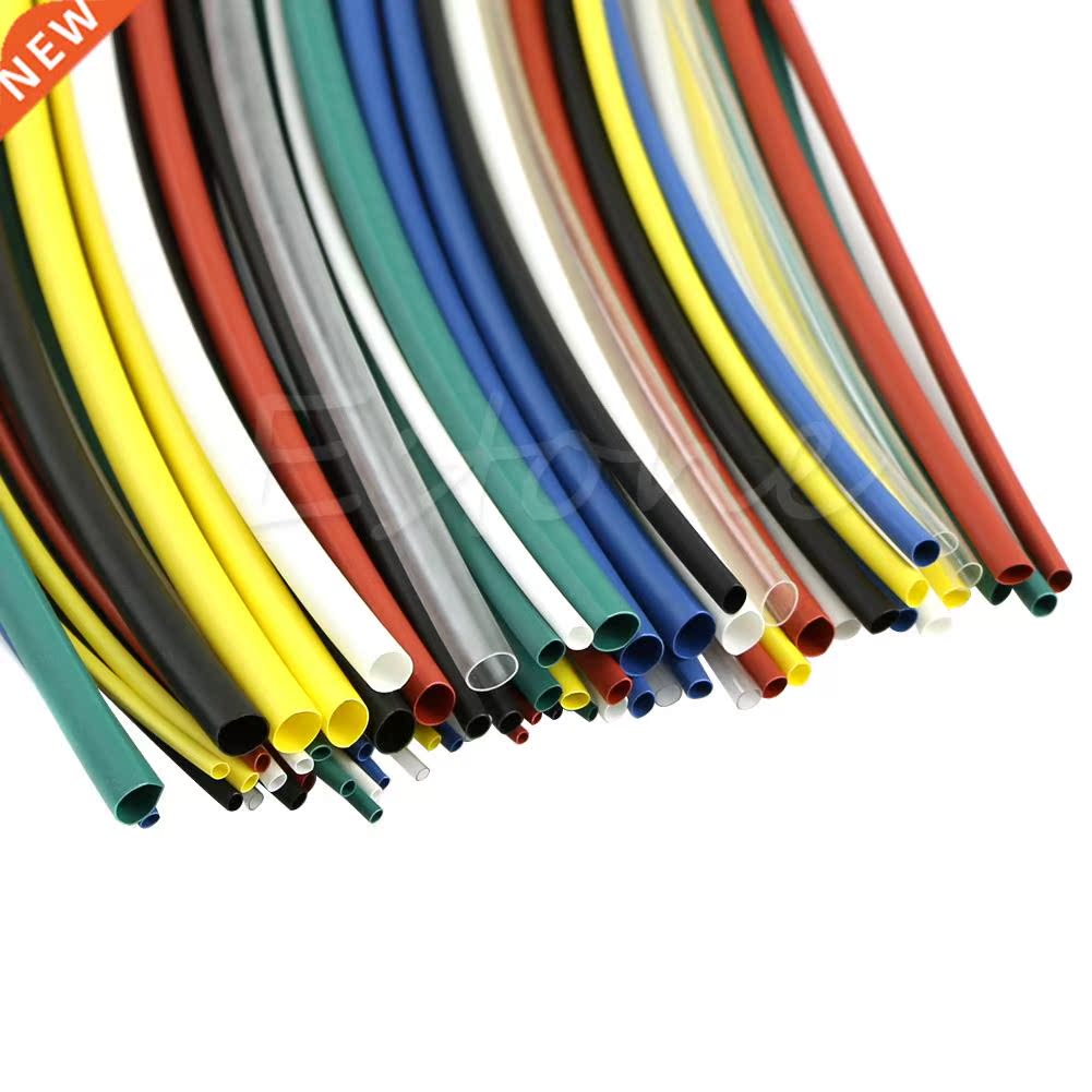 1set 70pcs 5 Size Assortment 2:1 Heat Shrink Tubing Tube Sle