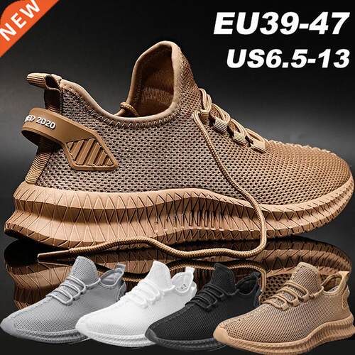 Men Sneakers Mesh Breathable Running Shoes Male Lightweight