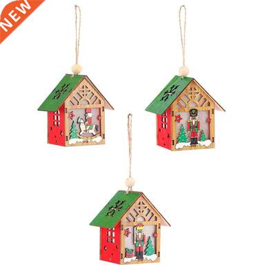 Color Wooden Walnut Soldier House Hanger with Lamp 适用