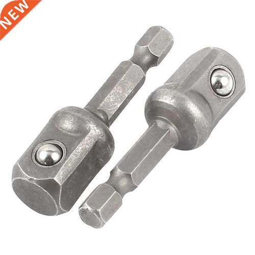 2x Impact Driver Drill 1/4 inch to Hex Shank 1/2 inch Chuck