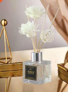 Aromatherapy No Fire Vine Branch Wicker Reed Diffuser Glass