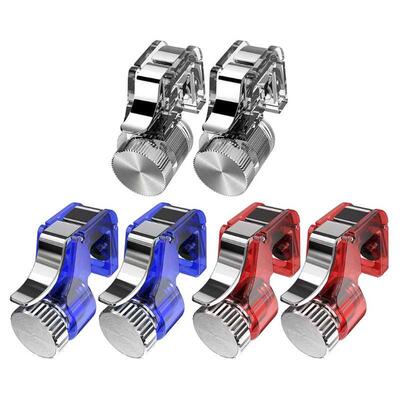 2 pcs Metal Transparent Mechanical Metal Rotary Auxiliary Ke