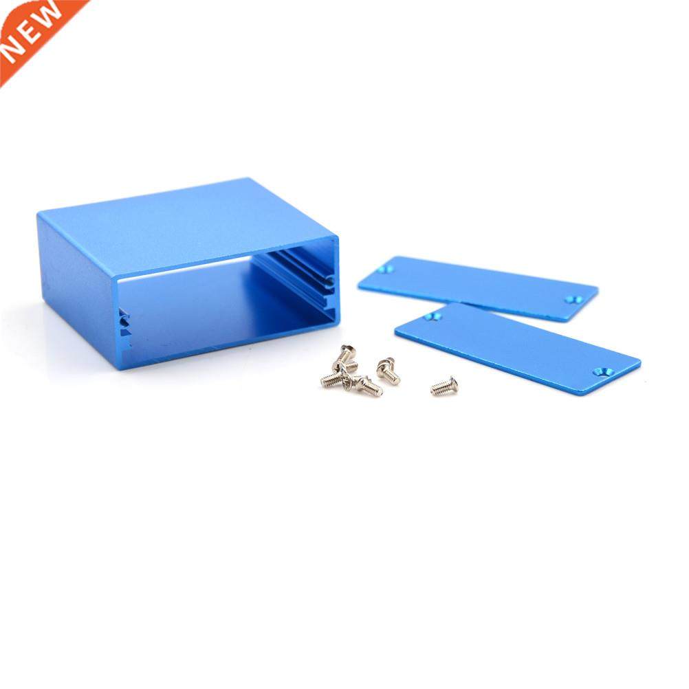 1pc Electronic Project Enclosure Case Blue Aluminum PCB Ins