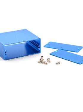 1pc Electronic Project Enclosure Case Blue Aluminum PCB Ins